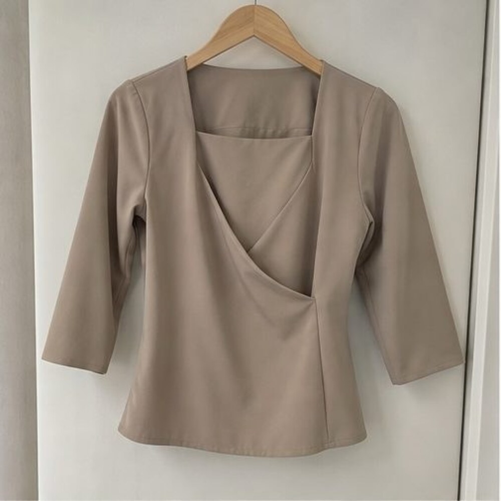 Sand Smocked Top